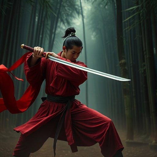 91视频在线看武侠电影《龙吟江湖》动作剧照