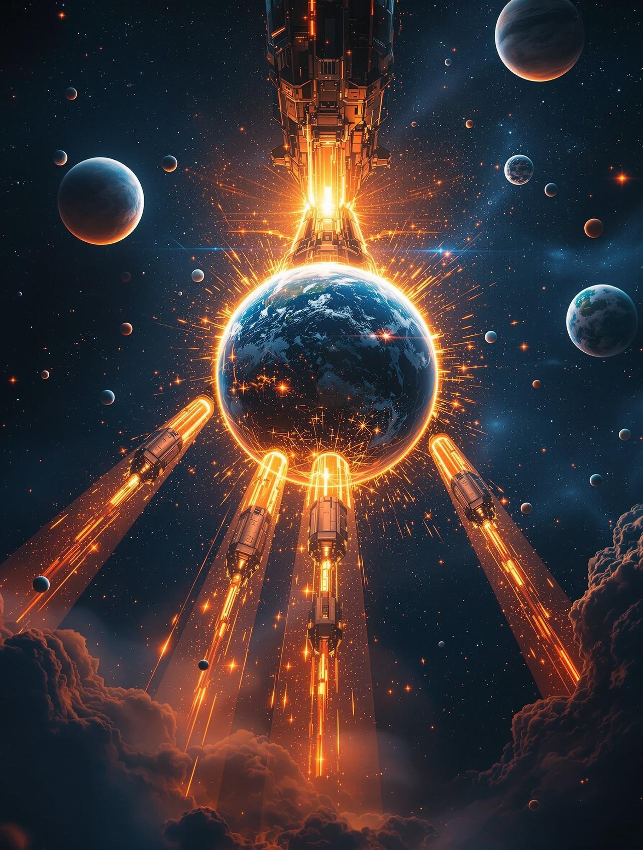 91视频在线看电影《星际征途》官方海报